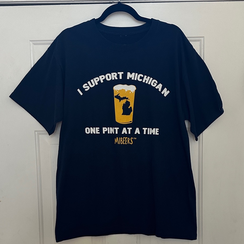 Michigan Support Beer Shirt
